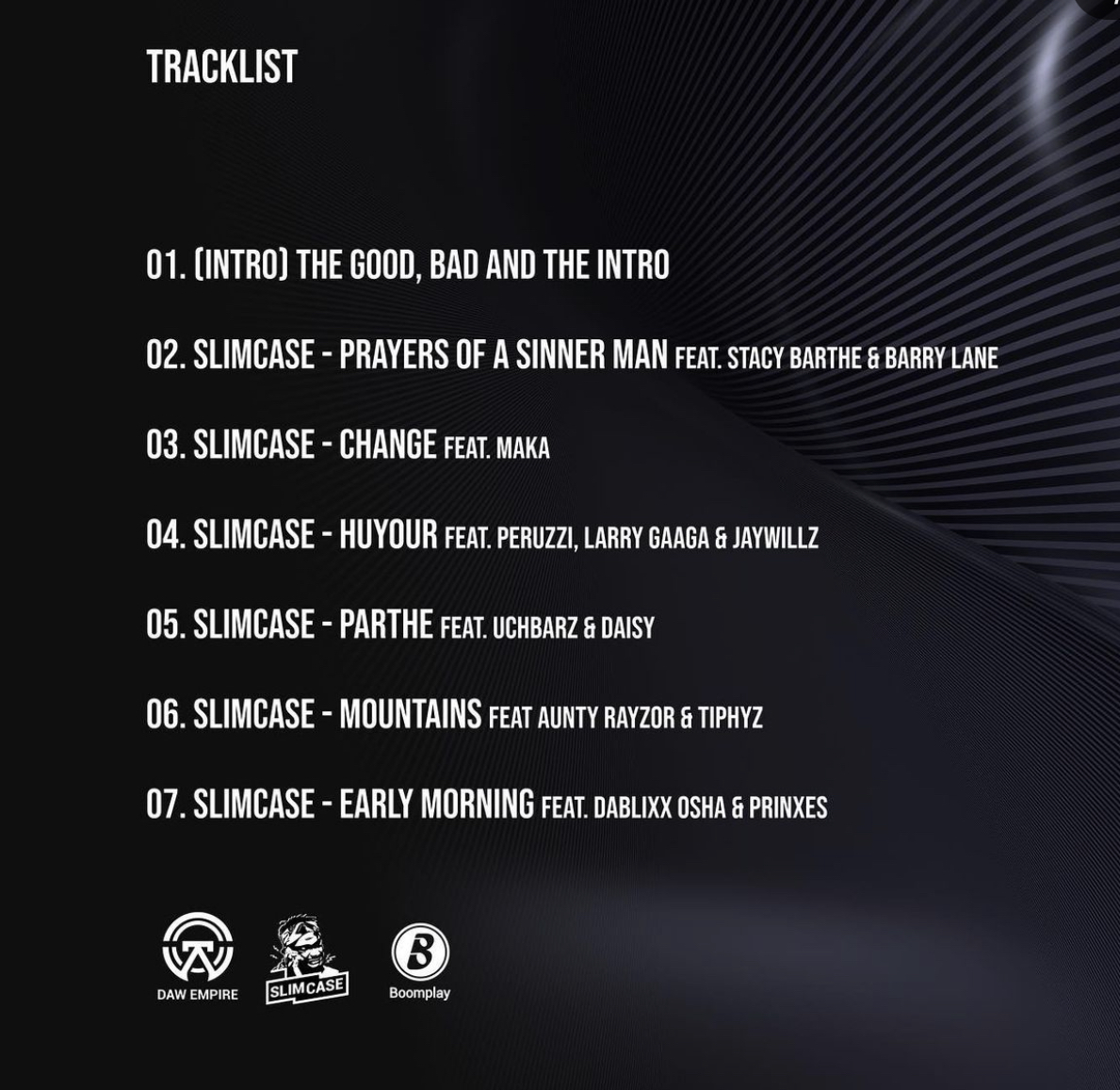 Slimcase returns with "The Slim Case Show - The Evolution EP" Tracklist