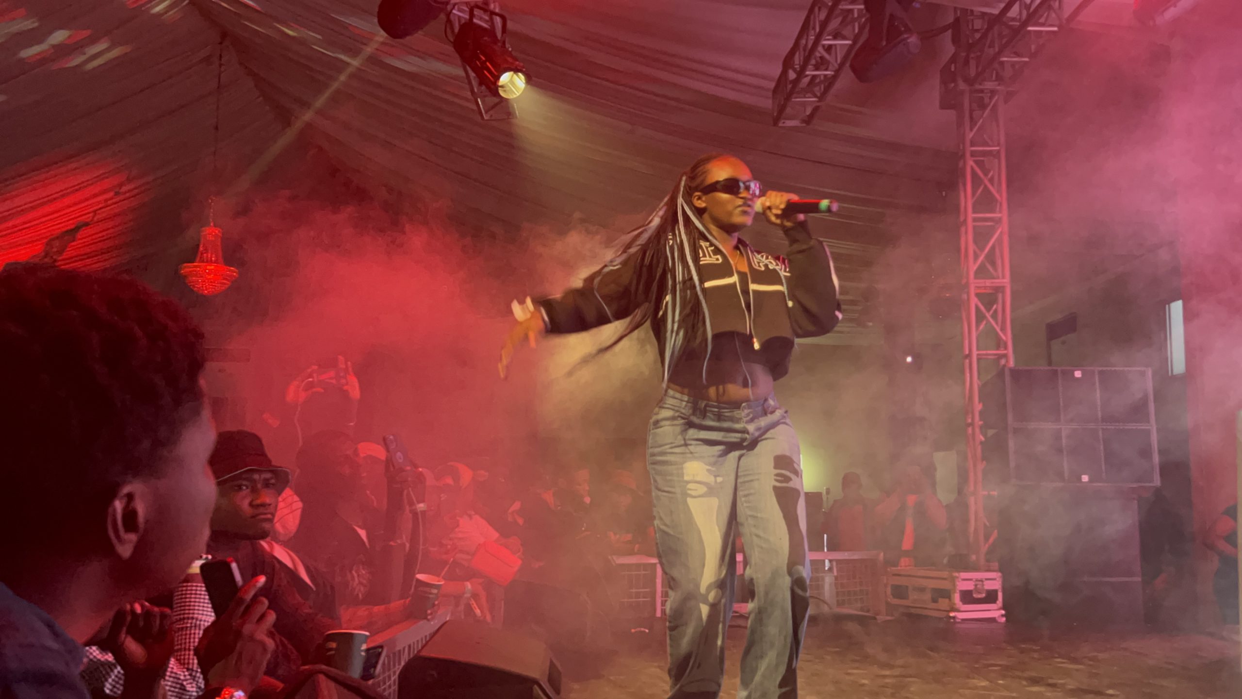 Rebel thrilling fans at Lagos Homecoming Festival