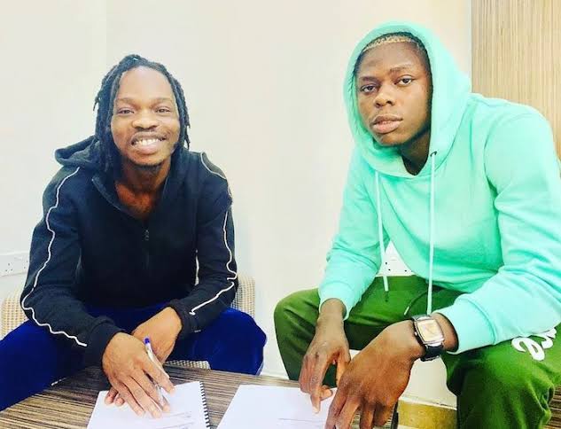 Mohbad and  Naira Marley when he joined Marlian Records